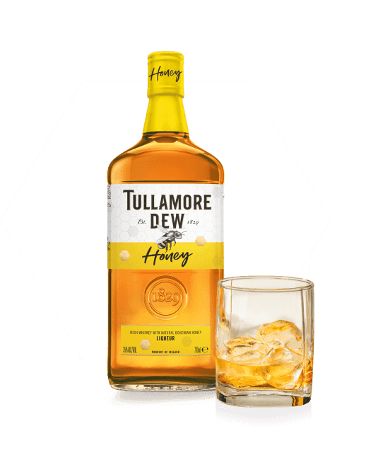 Butelka Tullamore DEW Honey ze szklanką
